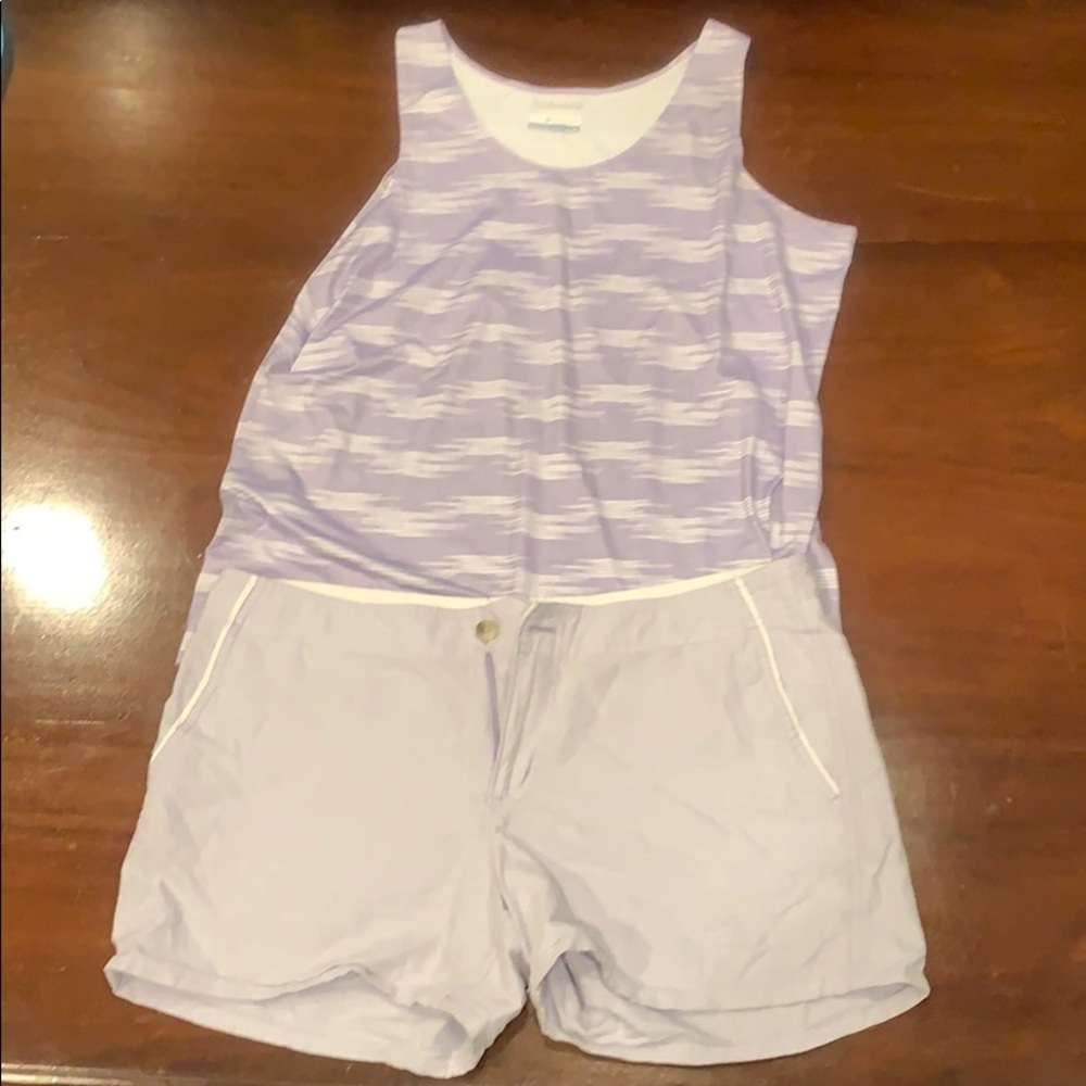 Columbia shorts (size 14) and shirt (XL) outfit